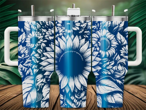 Blue Garden Flower