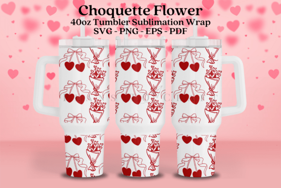Choquette Valentine 40oz Tumbler Wrap