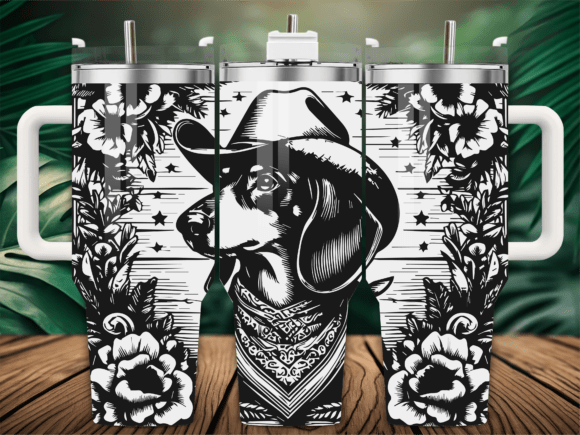 Dachshund Dog Cowboy Hat
