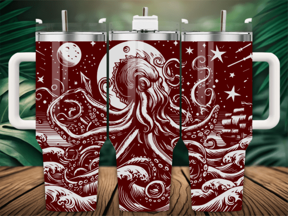 Nautical Sea Octopus Wrap