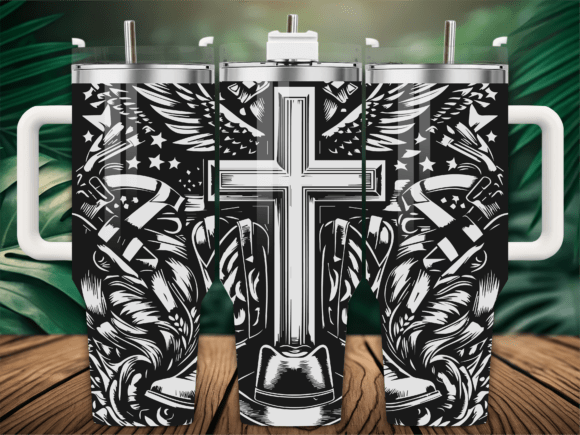 Religious Cross Wings