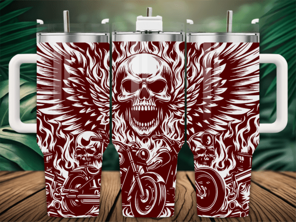 Skull Rider Motorcycle