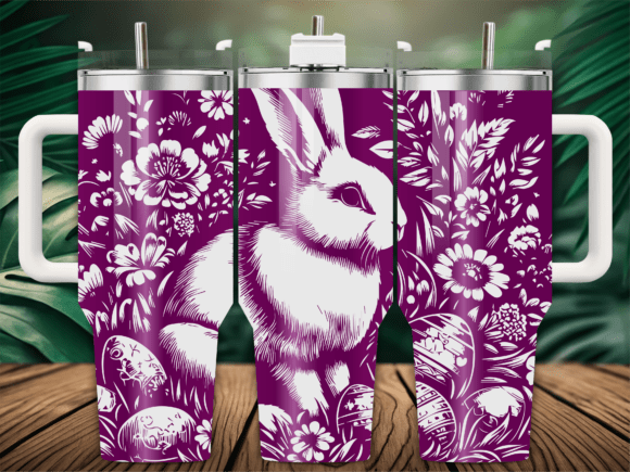 Spring Easter Bunny Eggs Tumbler